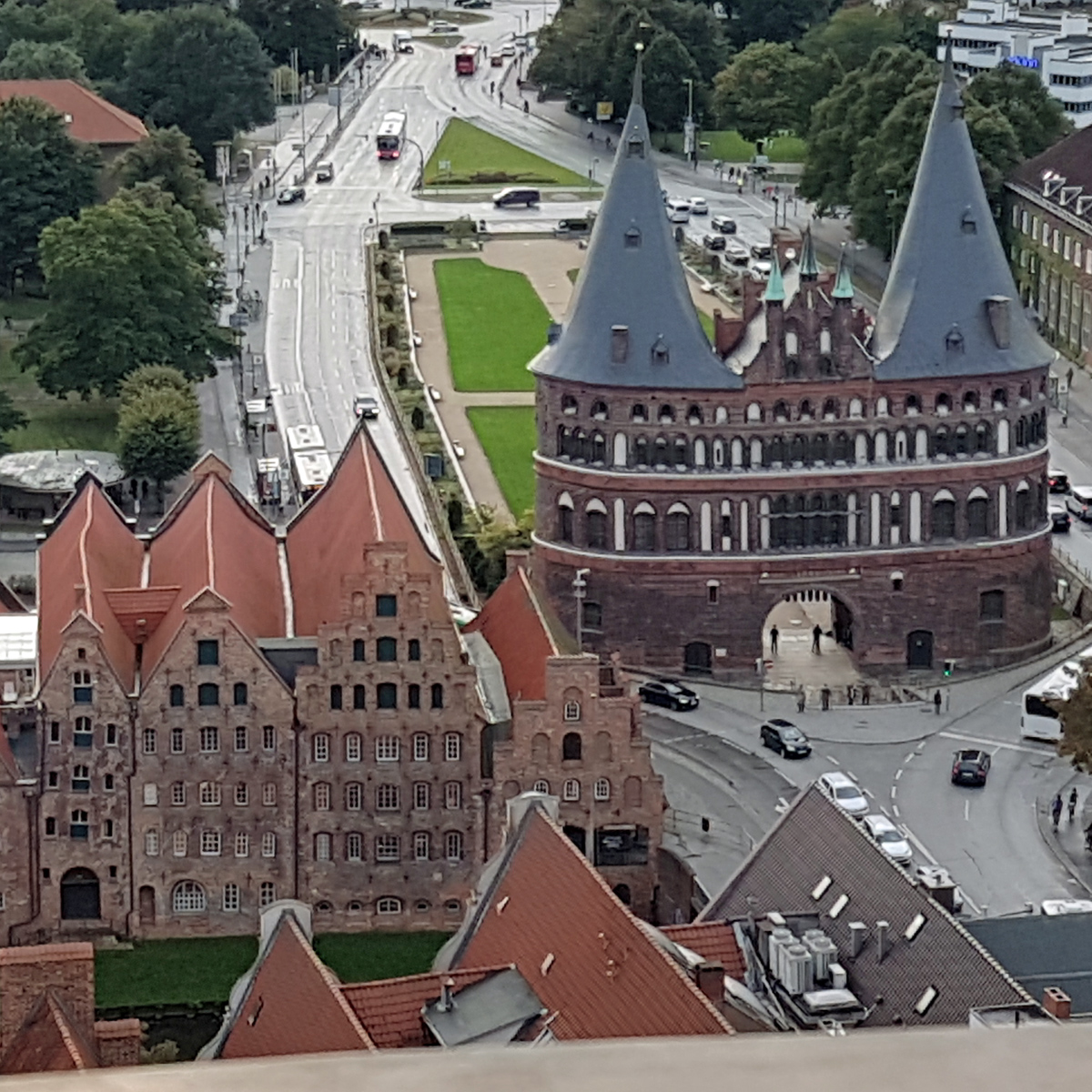 Lübeck_Blick Holstentor
